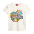 Miniatyrbild 1 av 4: Superdry Neon Motor Graphic Fitted T-shirt Med Korta ärmar Vit L Kvinna