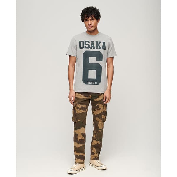 Superdry Osaka Graphic T-shirt Med Korta ärmar Grå S Man
