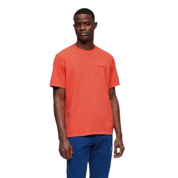 Superdry Overdyed Logo Loose T-shirt Med Korta ärmar Orange S Man