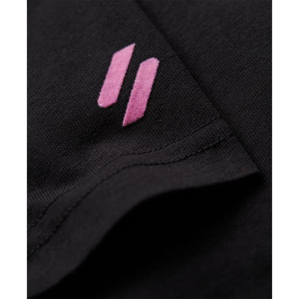 Superdry Sportswear Logo Fitted T-shirt Med Korta ärmar Svart 2XS Kvinna