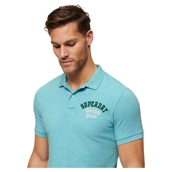 Superdry Vintage Superstate Lyhythihainen Pikeepaita Sininen S Mies