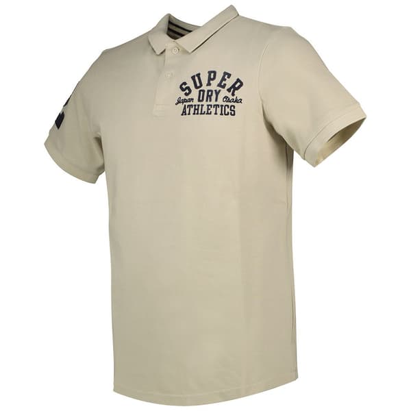 Superdry Vintage Superstate Lyhythihainen Pikeepaita Beige S Mies
