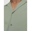Miniatyrbillede 5 af 5: Jack & Jones Aaron Tencel Resort Kortærmet Skjorte Grøn M Mand