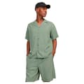 Miniatyrbillede 1 af 5: Jack & Jones Aaron Tencel Resort Kortærmet Skjorte Grøn M Mand
