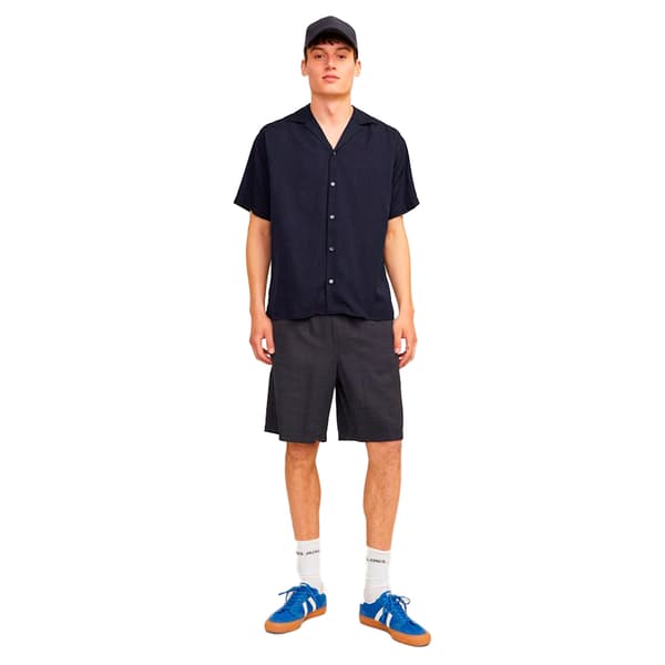 Jack & Jones Aaron Tencel Resort Lyhythihainen Paita Sininen M Mies