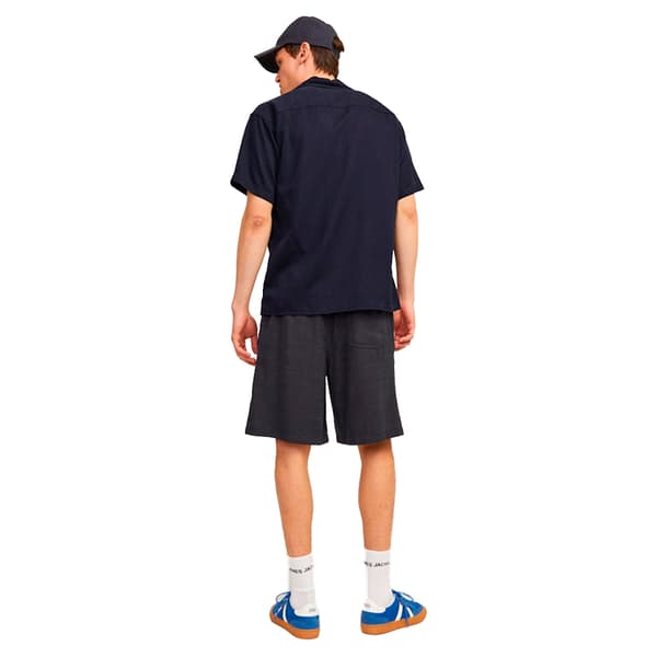 Jack & Jones Aaron Tencel Resort Lyhythihainen Paita Sininen M Mies