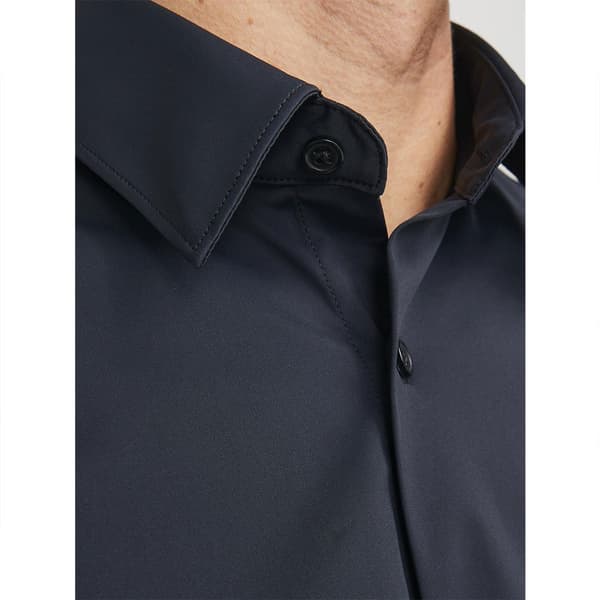 Jack & Jones Active Stretch Slim Skjorte Med Lange ærmer Blå S Mand