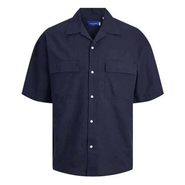 Jack & Jones Summer Kortärmad Skjorta Blå L Man