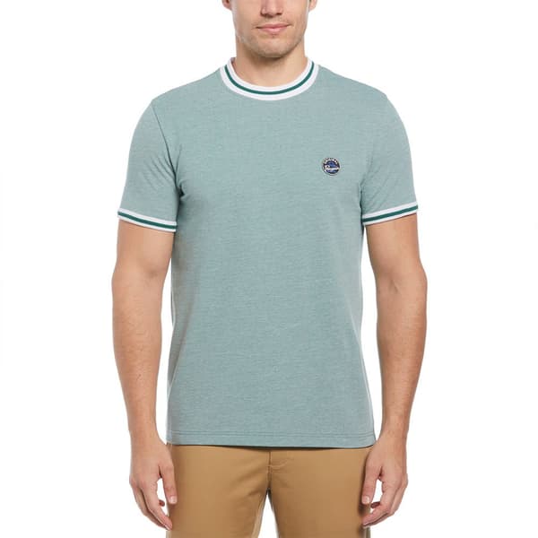 Original Penguin Micro Birdseye Piqueue T-shirt Med Korta ärmar Grönt XL Man