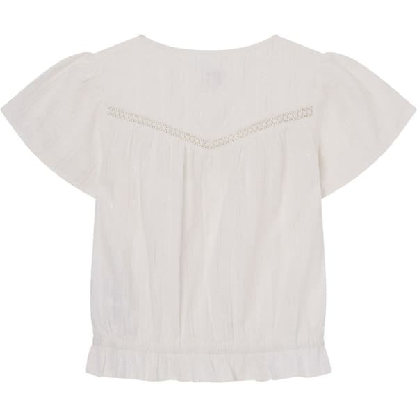 Pepe Jeans Querima Kortärmad Blus Beige 16 Years Flicka