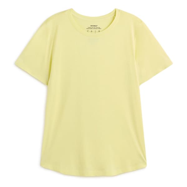 Ecoalf Lake T-shirt Med Korte ærmer Gul S Kvinde