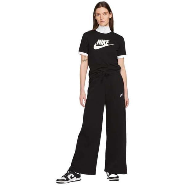 Nike Club T-shirt Med Korte ærmer Sort L Kvinde