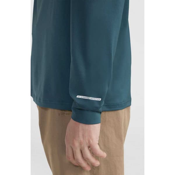 O´neill Hybrid T-shirt Med Lange ærmer Blå S Mand