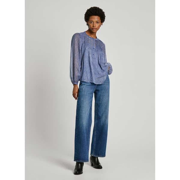 Pepe Jeans Pl304883 Pitkähihainen Pusero Sininen S Nainen