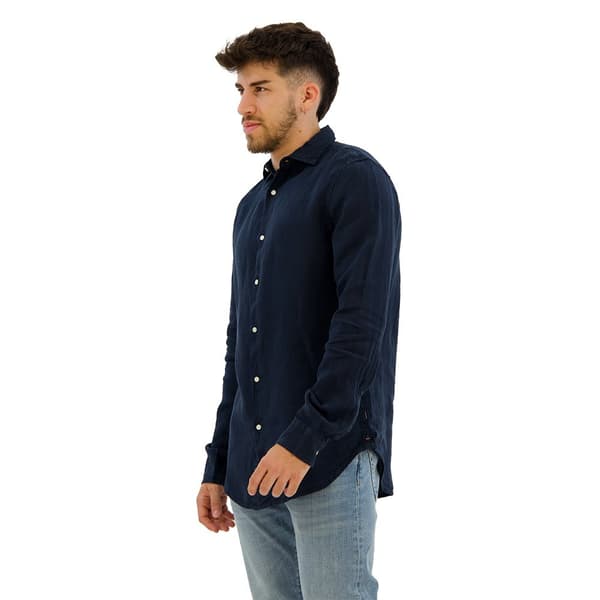 Superdry Studios Casual Linen Skjorta Med Långa ärmar Brun 3XL Man