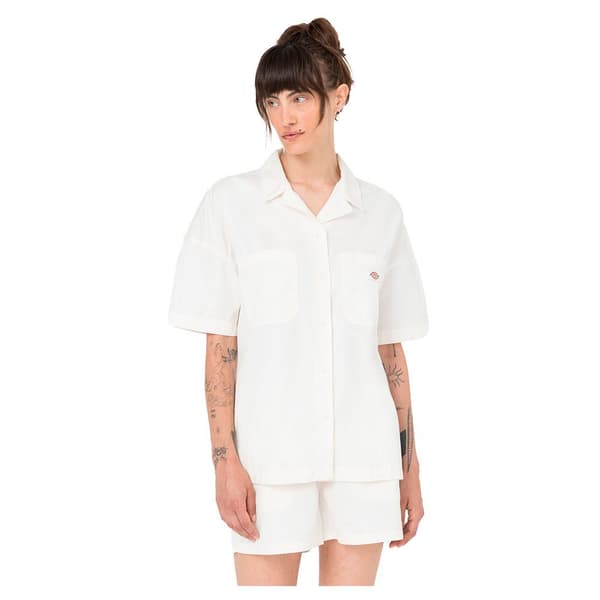 Dickies Vale Kortärmad Skjorta Beige M Kvinna