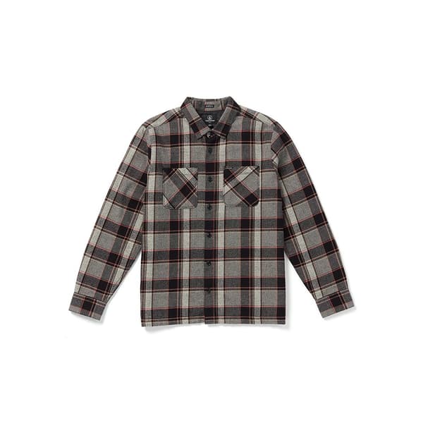 Volcom Brickstone Lined Skjorte Med Lange ærmer Brun XS Mand