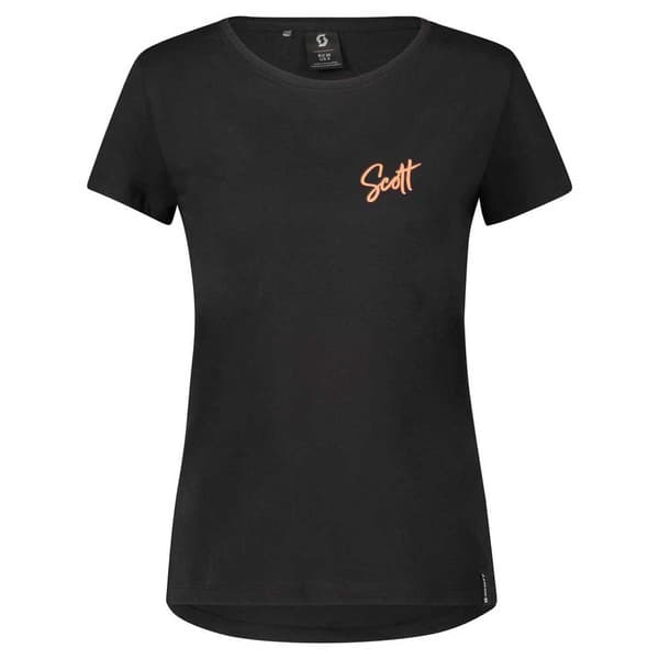 Scott Casual T-shirt Med Korta ärmar Svart L Kvinna