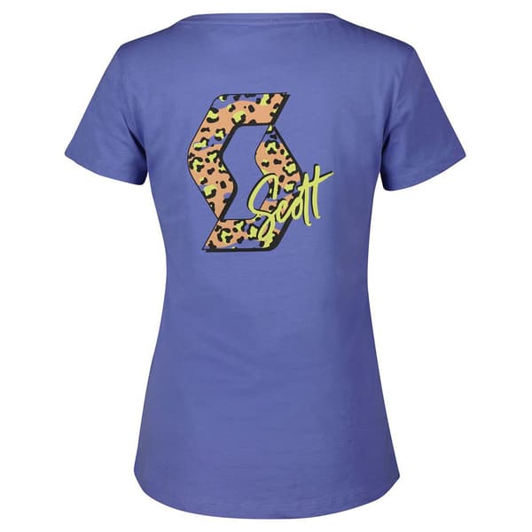 Scott Casual T-shirt Med Korta ärmar Blå XS Kvinna