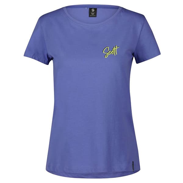 Scott Casual T-shirt Med Korta ärmar Blå XS Kvinna