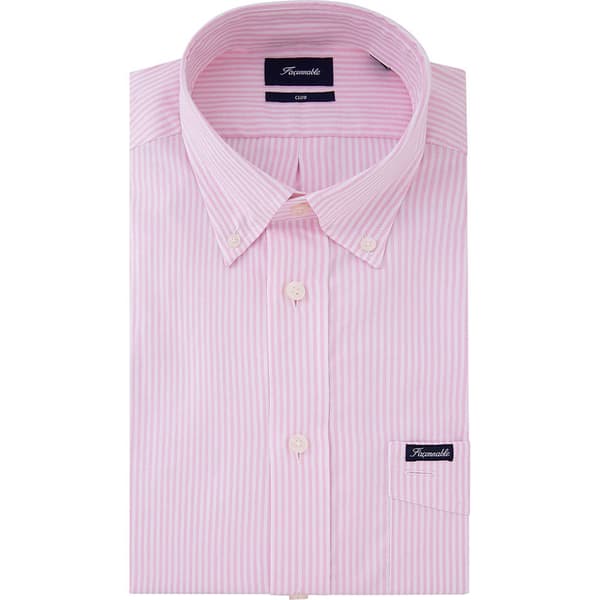 FaÇonnable Clb Bd Oxf New Pkt Skjorte Med Lange ærmer Rosa 3XL Mand