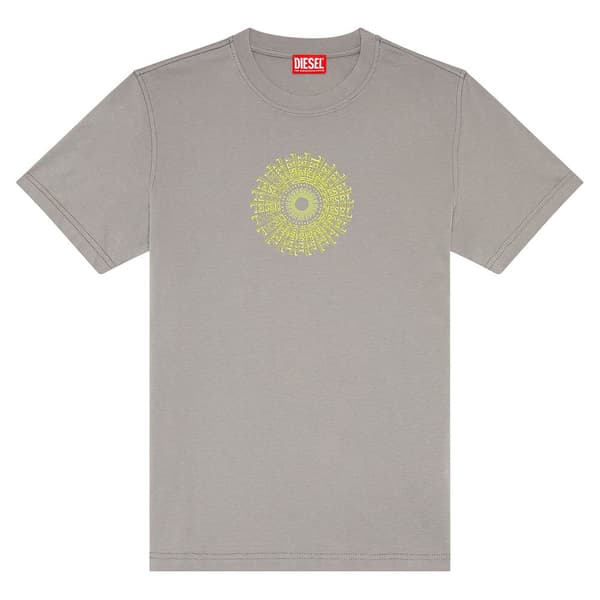 Diesel Diegor K71 T-shirt Med Korta ärmar Grå XL Man