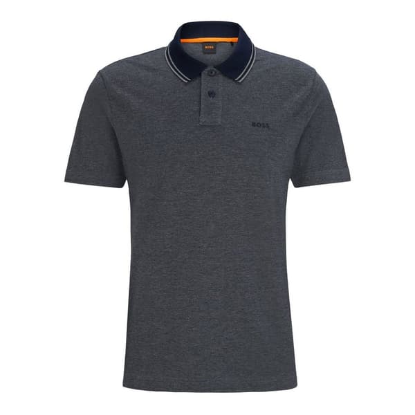 Boss Pe Oxford New Lyhythihainen Pikeepaita Harmaa M Mies