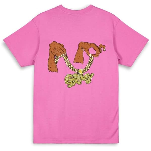 Grimey The Slowly We Rot Lyhythihainen T-paita Pinkki XS Mies