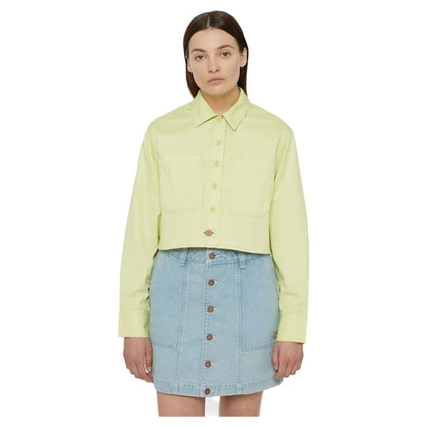 Dickies Culpeper Skjorte Med Lange ærmer Gul M Kvinde