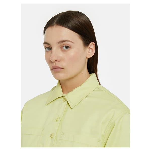 Dickies Culpeper Pitkähihainen Kauluspaita Keltainen S Nainen