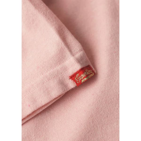 Superdry Archive Kiss Print Fit T-shirt Med Korta ärmar Rosa L Kvinna