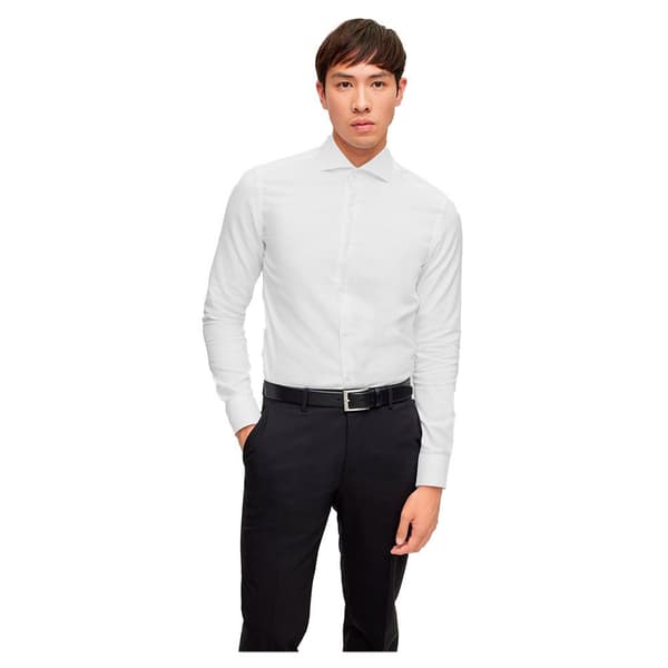 Boss T-hays-spread-214 10244966 01 Skjorte Med Lange ærmer Hvid 39 Mand