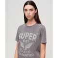 Miniatyrbillede 2 af 3: Superdry Archive Kiss Print Relaxed T-shirt Med Korte ærmer Grå XS Kvinde