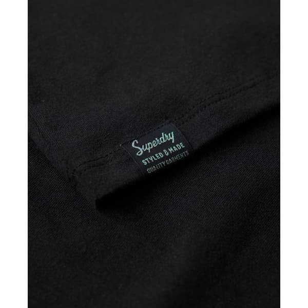 Superdry Embellish Archive Fitted ærmeløs T-shirt Sort L Kvinde