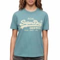 Miniatyrbild 1 av 4: Superdry Embroidered Vl Relaxed T-shirt Med Korta ärmar Blå XS Kvinna