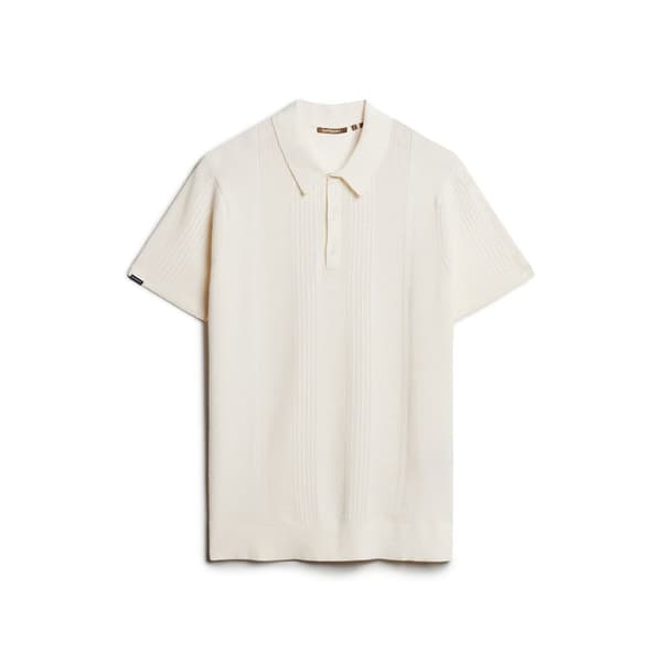 Superdry M1110390a Lyhythihainen Pikeepaita Beige 2XL Mies