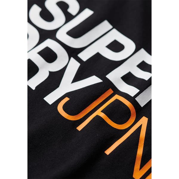 Superdry Sportswear Logo Loose T-shirt Med Korta ärmar Svart S Man