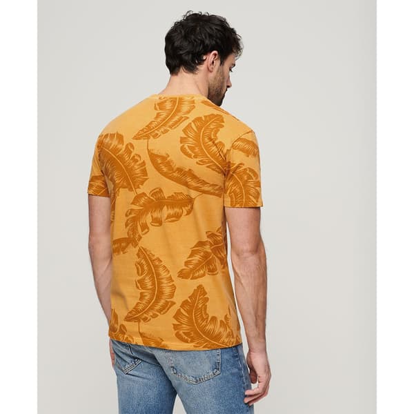 Superdry Vintage Overdye Printed Lyhythihainen T-paita Keltainen 3XL Mies