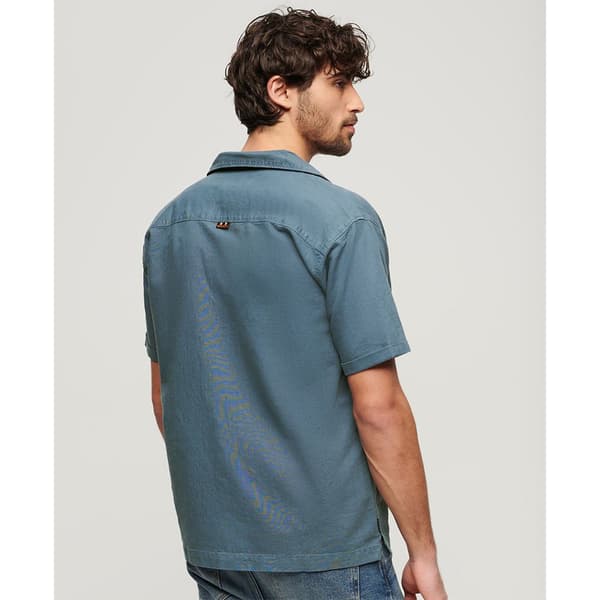 Superdry Vintage Resot Lyhythihainen Paita Sininen 3XL Mies