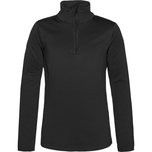 Protest Refabrizoy Halv Lynlås Langærmet T-shirt Sort 176 cm Dreng