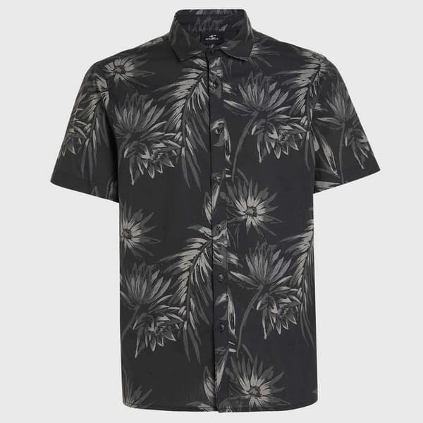 O´neill Mix&match Floral Kortærmet Skjorte Sort S Mand