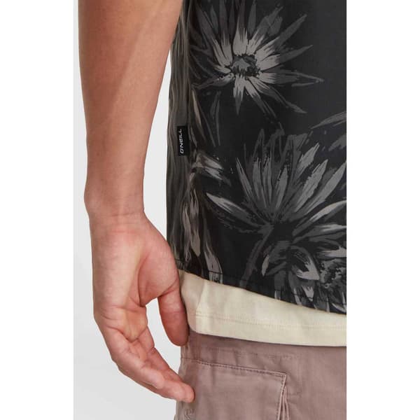 O´neill Mix&match Floral Kortærmet Skjorte Sort S Mand