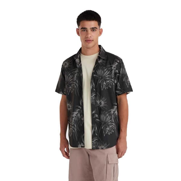 O´neill Mix&match Floral Kortærmet Skjorte Sort S Mand
