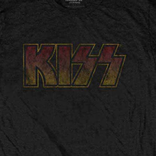 KISS Vintage Classic Band Logo T Shirt