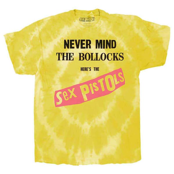 The Sex Pistols NMTB Original Album Tye Dye T Shirt
