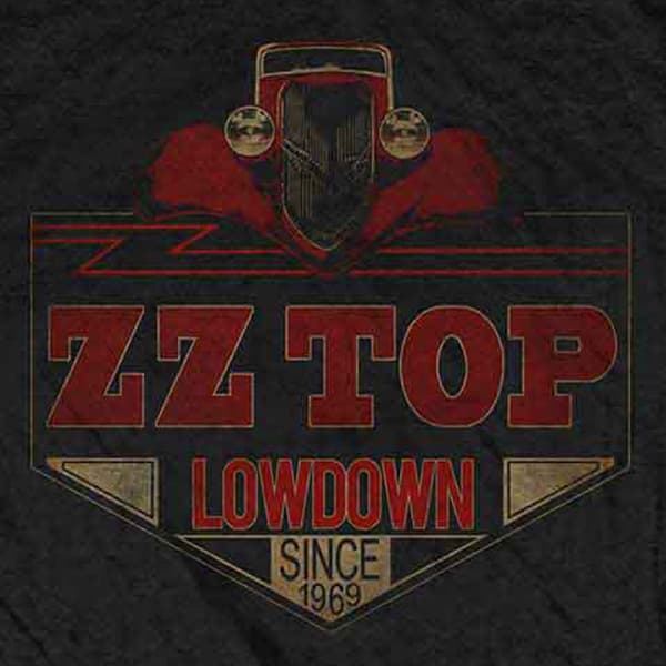 ZZ Top Lowdown Band Logo T Shirt