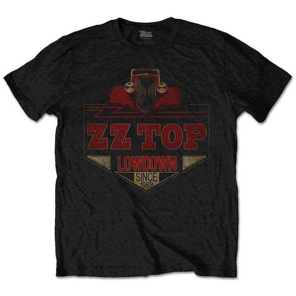 ZZ Top Lowdown Band Logo T Shirt