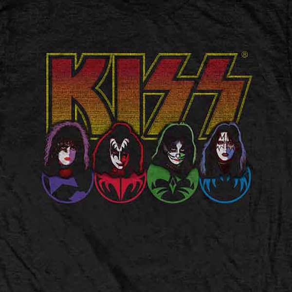 KISS Band Logo Faces And Icons T Shirt