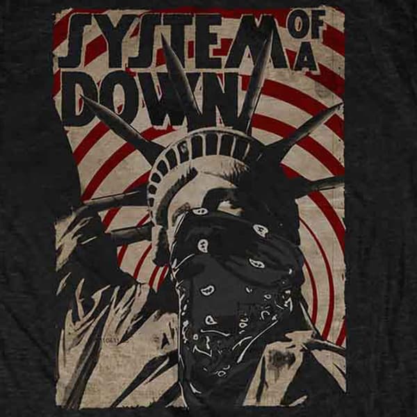 System Of A Down Liberty Bandit T Shirt