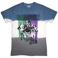 Miniatyrbild 3 av 4: Ramones Hey Ho Retro Band Logo Dip Dye T Shirt